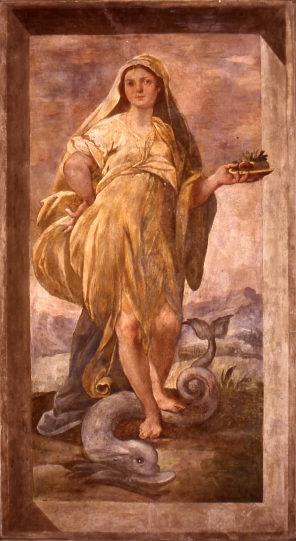 Giovanni Battista Caracciolo - figura allegorica femminile, Napoli